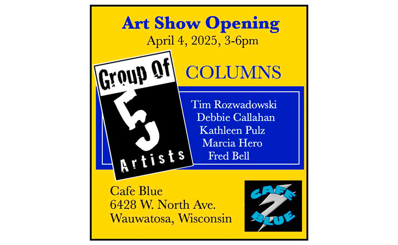 group of 5 art show>